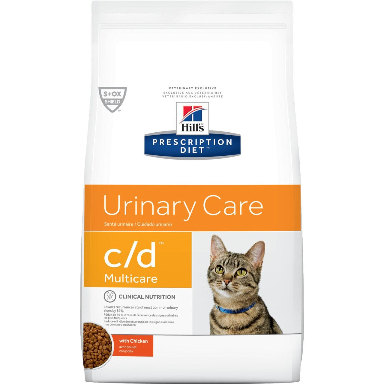 Hill's® Prescription Diet® c/d® Multicare Feline with Chicken  4 Lb