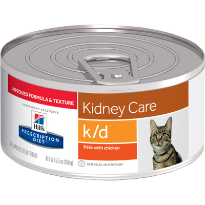 Hill's® Prescription Diet k/d® Feline with Chicken 5.5 oz (156G)