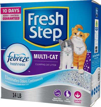 FRESH STEP®  MULTICAT WITH FEBREZE