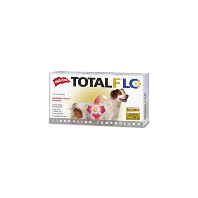 TOTAL FLC® PALATABLE PERROS MEDIANOS HASTA 20 KG X 2 COMPRIMIDOS